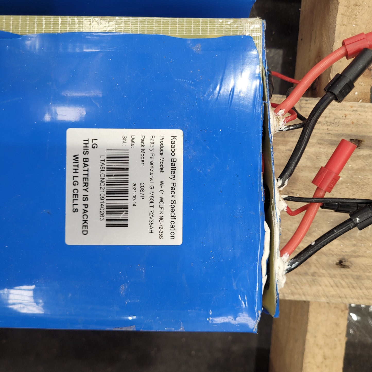 72V 35Ah Kaabo Wolf King E-Scooter Battery