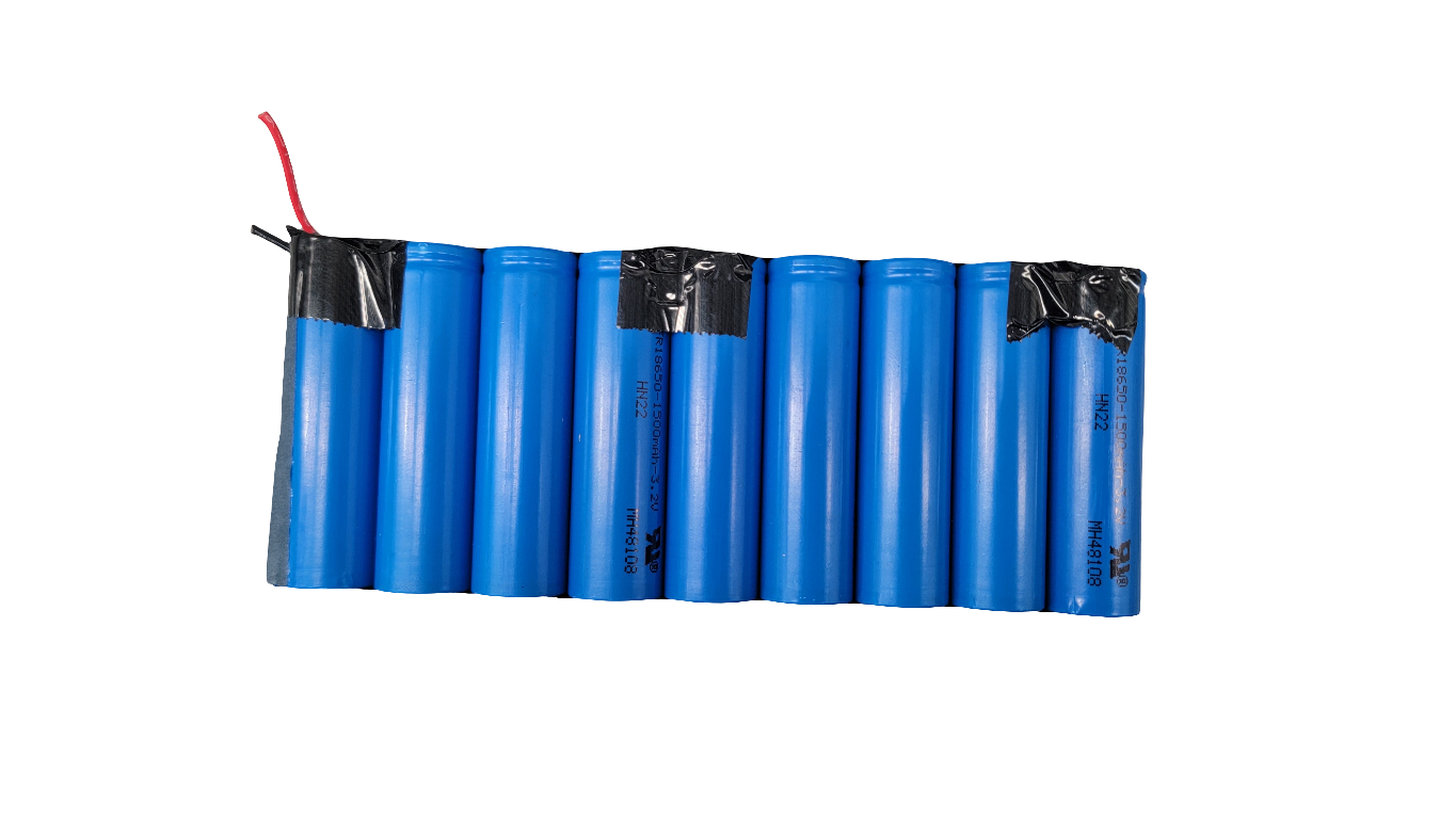 18P 1500mAh LFP (LiFePO4) 18650 pack