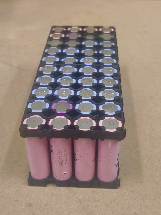 40x 18650s  capacity tested 2-3.5AH